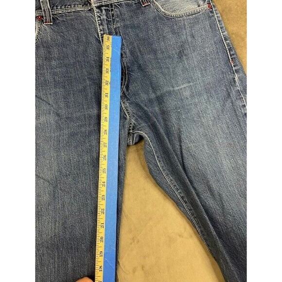 Flared Denim Levi Strauss & Co 569 40x30‎ with Back Pocket Buttons Jeans - Picture 6 of 7